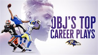 Odell Beckham Jr’s Top Career Plays  Baltimore Ravens [upl. by Bail]