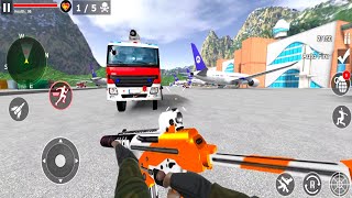 AntiTerrorist Gun War Game FPS Shooting Gun War Games  Commando Army Mission 4 [upl. by Nimar]