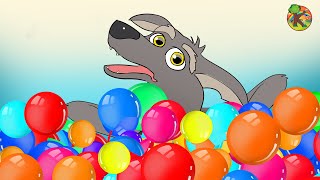 Machine à Ballons  Le Loup et les Sept Chevreaux  Génie la Chèvre   Contes amp Histoires [upl. by Meras]