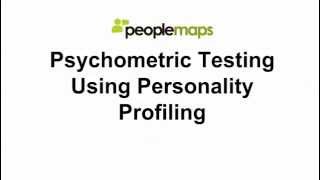 Psychometric Testing Using Personality Profiling [upl. by Vernita416]