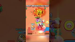 MOST BROKEN STRATEGY brawlstars brawlershowdown soloshowdown brawlstarsgameplay supercell [upl. by Nameloc]