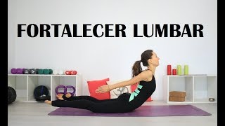 Lumbar y Espalda ejercicios para fortalecer 15 min  MalovaElena [upl. by Lahtnero]