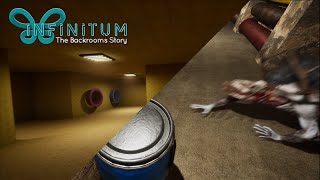 We Braved the Unknown in Infinitum The Backrooms Story  Demo Part 1 [upl. by Eicam]