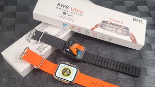 🇨🇳 MODEL BML BW8 ULTRA  49MM  SMART WATCH  208 Inch Display  Wearfit Pro App UNBOXING REVIEW [upl. by Tihw]