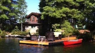 Muskoka Cottage for Rent 352 on Bigwind Lake near Bracebridge Ontario [upl. by Solrak773]