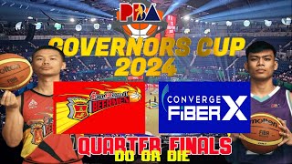 PBA LIVE 🔴SAN MIGUEL BEERMEN VS CONVERGE FIBER XER DO OR DI PBA GOVERNORS CUP 2024 [upl. by Nelhsa]