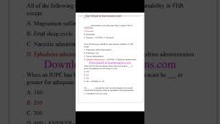 NCC EFM CERTIFICATION EXAM ACTUAL EXAM [upl. by Asiela]