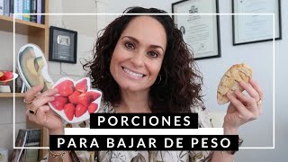 Aprende A Medir Tus Porciones Para Bajar De Peso  Nutritalks Anutricional [upl. by Laaspere891]