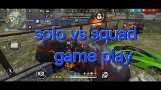 free fire game video solo vs squad game play freefire [upl. by Philoo750]