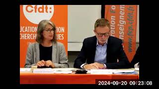 Conférence de presse sur la rentrée scolaire 2024 [upl. by Elleinod836]