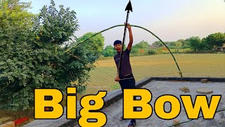 I made biggest bow  Maine banaya bada dhanush  TRLA  experimentvideos [upl. by Jit346]