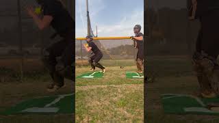 Softball Catchers Tdrill Session Building proper feel with footwork and body control [upl. by Norehc]