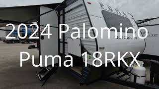 2024 Palomino Puma 18RKX Travel Trailer [upl. by Daffi]