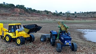 Fish 🐟 Helping Video  Jcb and tractor cartoon video  gadi cartoon। MB TOYS [upl. by Ahael]