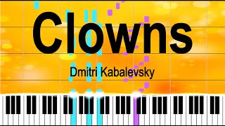 Clowns piano tutorial  Kabalevsky [upl. by Nylrats142]