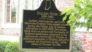 A dedication ceremony was held to honor a former Lafayette poet and author Evaleen Stein [upl. by Levitan903]