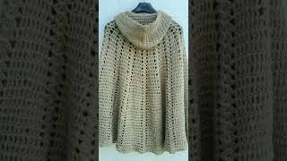 💡 Ideas de maravillosos chales y ponchos a crochet [upl. by Linad430]