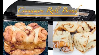 How To Make Cinnamon Roll Bread In Zojirushi Bread Machine Bread Maker [upl. by Grew]