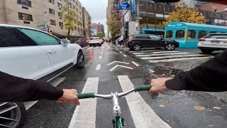 Rainy day delivery in NYC  Fixed Gear [upl. by Longtin385]