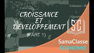 Croissance Et Développement  Mr Diémé  Part 1 [upl. by Eatnom]