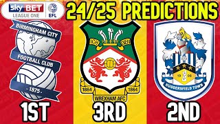 BOOKIES EARLY 2425 LEAGUE 1 PREDICTIONS [upl. by Arvonio479]