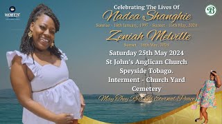 Nadea Shanghie  Zeniah Melville Homegoing Full Event  Recorded amp Edited [upl. by Urata]