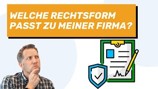 Rechtsformen einfach erklärt  GbR GmbH Einzelunternehmen usw [upl. by Goldia]