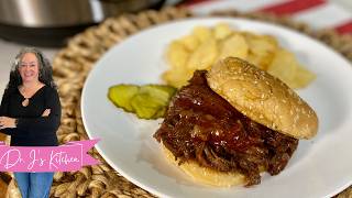 Instant Pot Pulled BBQ Beef Sandwiches  Mouthwatering Homemade Barbecue Sauce [upl. by Aiyn898]