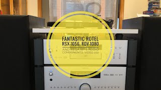 Rotel RSX1056 RDV1080 and Rega RP1 [upl. by Lydell]