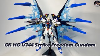 Bootleg HG 1144 Strike Freedom Gundam by GK Brand Review and Comparison plamo gunpla gundam [upl. by Lonergan]