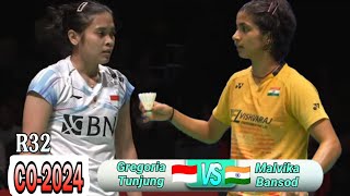 Gregoria Mariska Tunjung vs Malvika Bansod  R32 China Open 2024 [upl. by Yvonne]