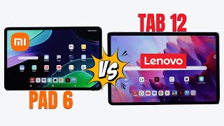 Lenovo Tab P12 vs Xiaomi Redmi Pad 6  Comparison Video [upl. by Atterual]