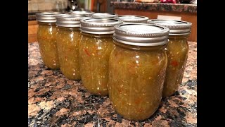 Green tomato relish  Green tomato Piccalilli  Chow Chow [upl. by Selassie]