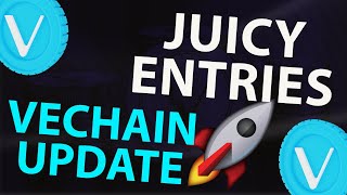 VECHAIN JUICY ENTRIES  VECHAIN 2 MINUTE UPDATE  VET PRICE PREDICTION  VET ANALYSIS [upl. by Alverta]