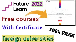 Future Learn  Free courses  Free Certificate  100 FREE  HeyrambTandonOfficial [upl. by Yecad]