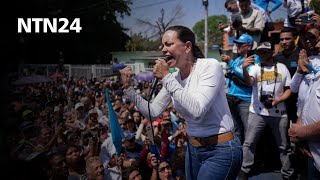 María Corina Machado vuelve a enfrentarse a la persecución del madurismo [upl. by Storfer]