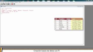 CREACION BASES DE DATOS CON R [upl. by Releehw]