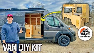 Fast amp Easy 6K DIY Camper Promaster Van Conversion Kit  VANTOPIA [upl. by Anilecram]