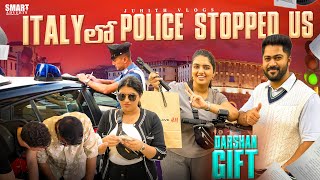 Italy లో Police ఆపేసారు😨ఎందుకుDarshan Gifted me a Bag😍Shopping in RomeDay2amp3 in RomeJuhith [upl. by Eserrehs186]