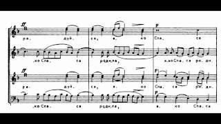 Rachmaninov Vespers  6 Hail Mary [upl. by Eatnuahs]