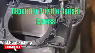 Fixing Breville Barista Express Tightening Group Head Receptacle to Prevent Seal Blowout [upl. by Jenesia]