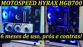 GABINETE MOTOSPEED HYRAX HGB700  6 MESES DE USO PRÓS E CONTRAS [upl. by Briano940]