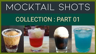 Mocktail Shots  4 Shots Recipe  Part 01  The Mocktail House [upl. by Ori413]