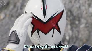 Bakuryuu Sentai Abaranger 20th anniversary  henshin and rollcall full HD vietsub [upl. by Nalat256]