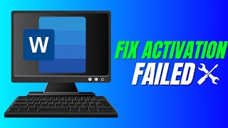 How To Fix Microsoft Word Activation Failed FUll GUIDE [upl. by Emarie]