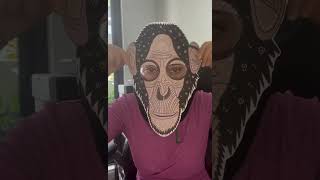 How to Make a Chimpanzee Mask chimpanzee papercraft [upl. by Irmgard]