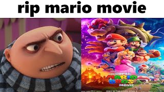 Gru Destroys Mario Movie [upl. by Ettenowtna759]