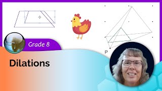 Geometric transformations the basics of dilations 8th grade math [upl. by Nosneb272]