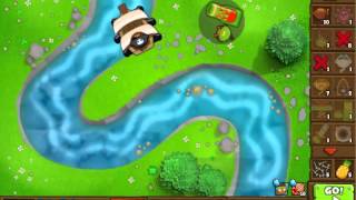 Bloons Monkey City Easy Map to Farm for CashGoldMoney [upl. by Kcirevam377]