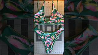 OHELO bottom pattern 💚✨ sewing diy sewwithme handmadebikini bikinipattern sewingpattern [upl. by Ashlee495]